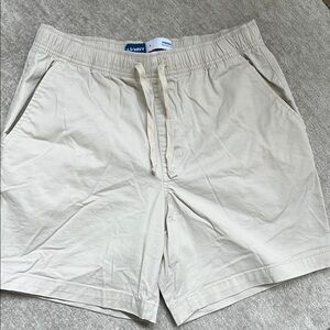 Old Navy like new khaki flex jogger Shorts small